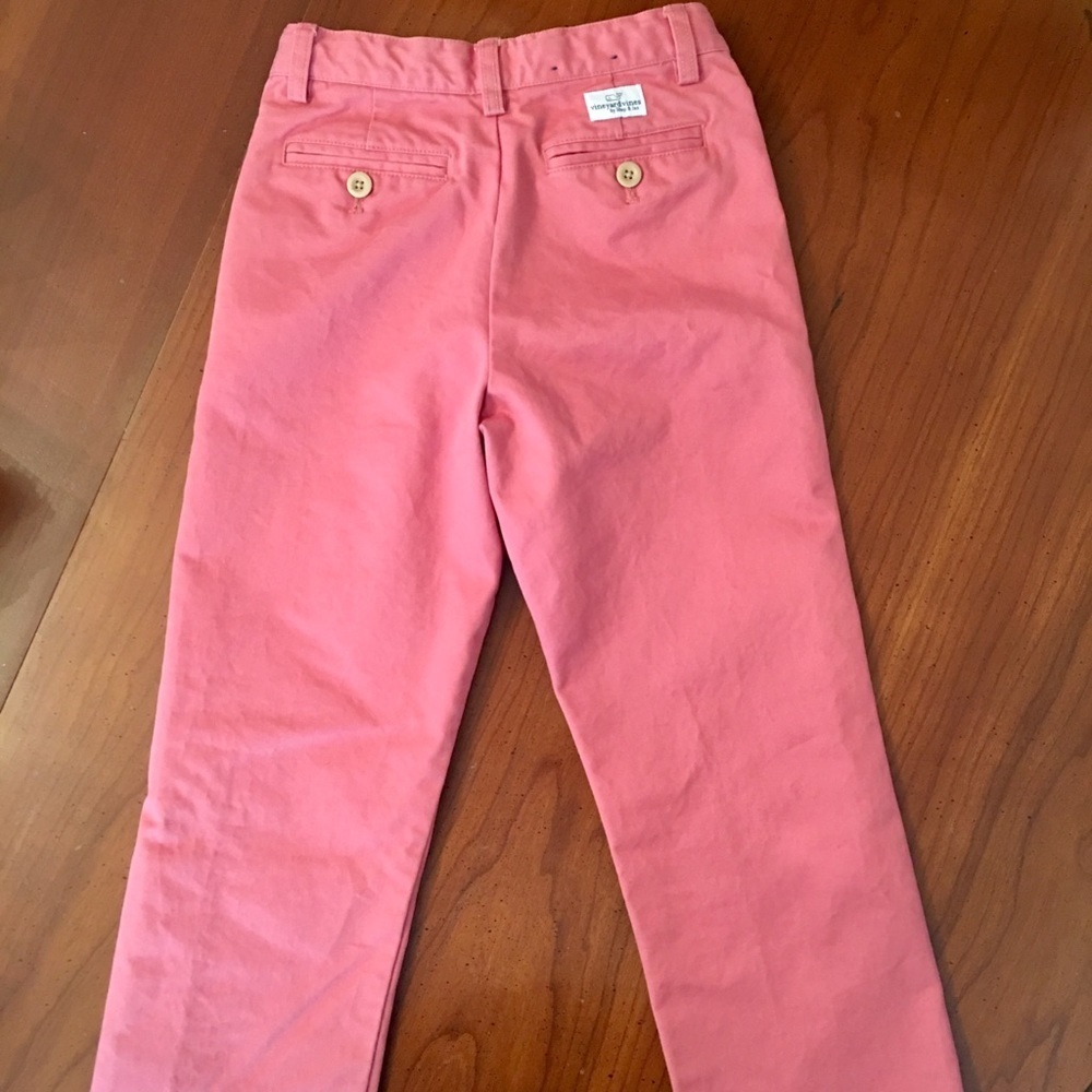 Vineyard Vines salmon colored slacks - Picture 3 of 5